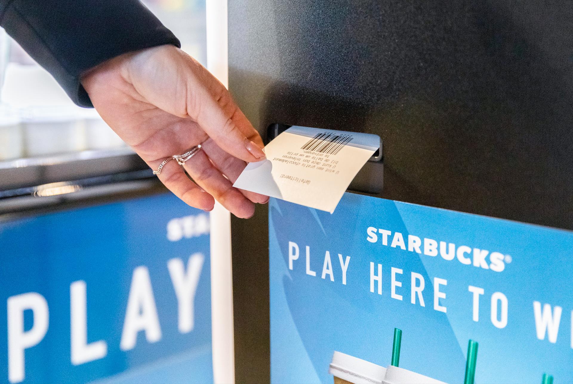 Digital Kiosk Starbucks